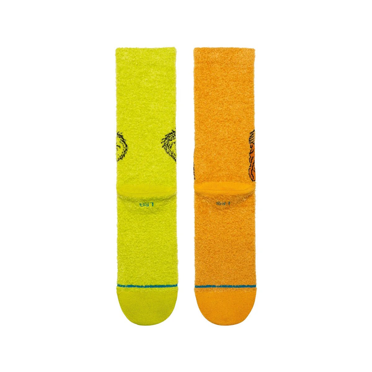 Stance Grinch And Max Sock - Green/Brown - Kubanna