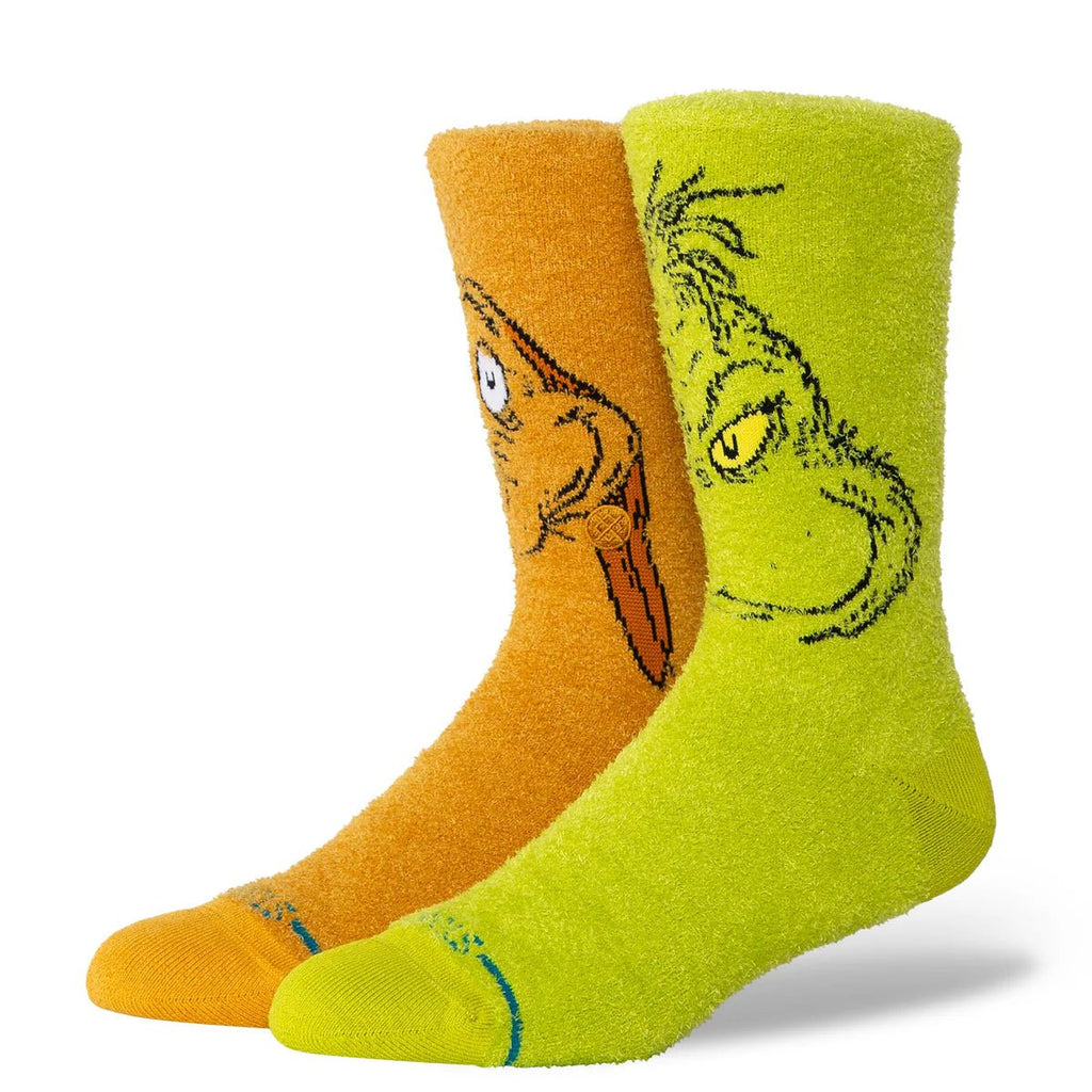 Stance Grinch And Max Sock - Green/Brown - Kubanna