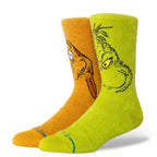 Stance Grinch And Max Sock - Green/Brown - Kubanna