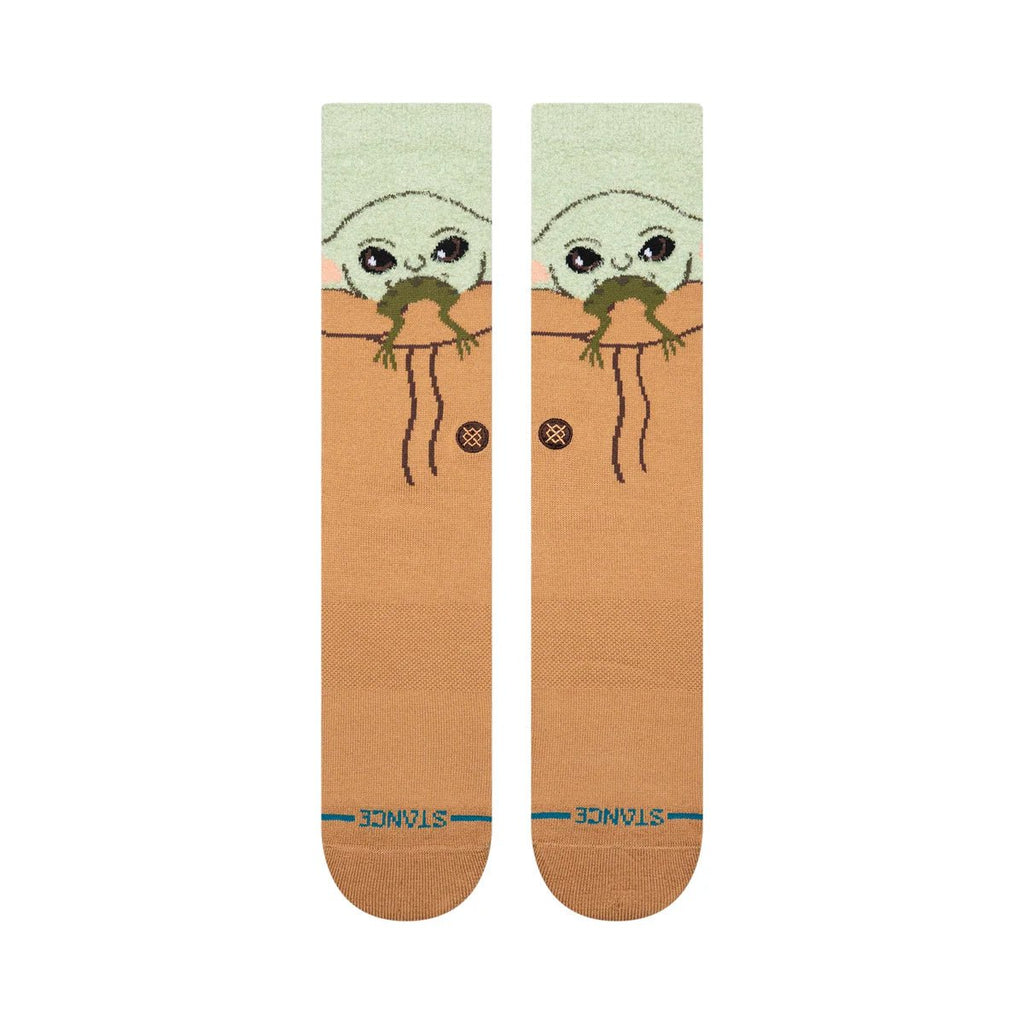 Stance Grogu Hungry Crew Sock - Green - Kubanna