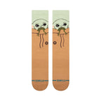Stance Grogu Hungry Crew Sock - Green - Kubanna