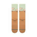 Stance Grogu Hungry Crew Sock - Green - Kubanna