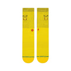 Stance Pikachu Crew Sock - Yellow - Kubanna