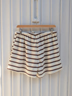 Stripe Short - Creme/Brown - Kubanna