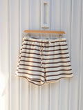 Stripe Short - Creme/Brown - Kubanna