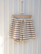 Stripe Short - Creme/Brown - Kubanna