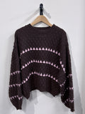 Susan Knitted Sweater - Brown/Pink - Kubanna
