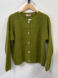 Talia Mohair Cardigan - Green - Kubanna