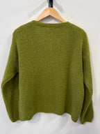 Talia Mohair Cardigan - Green - Kubanna