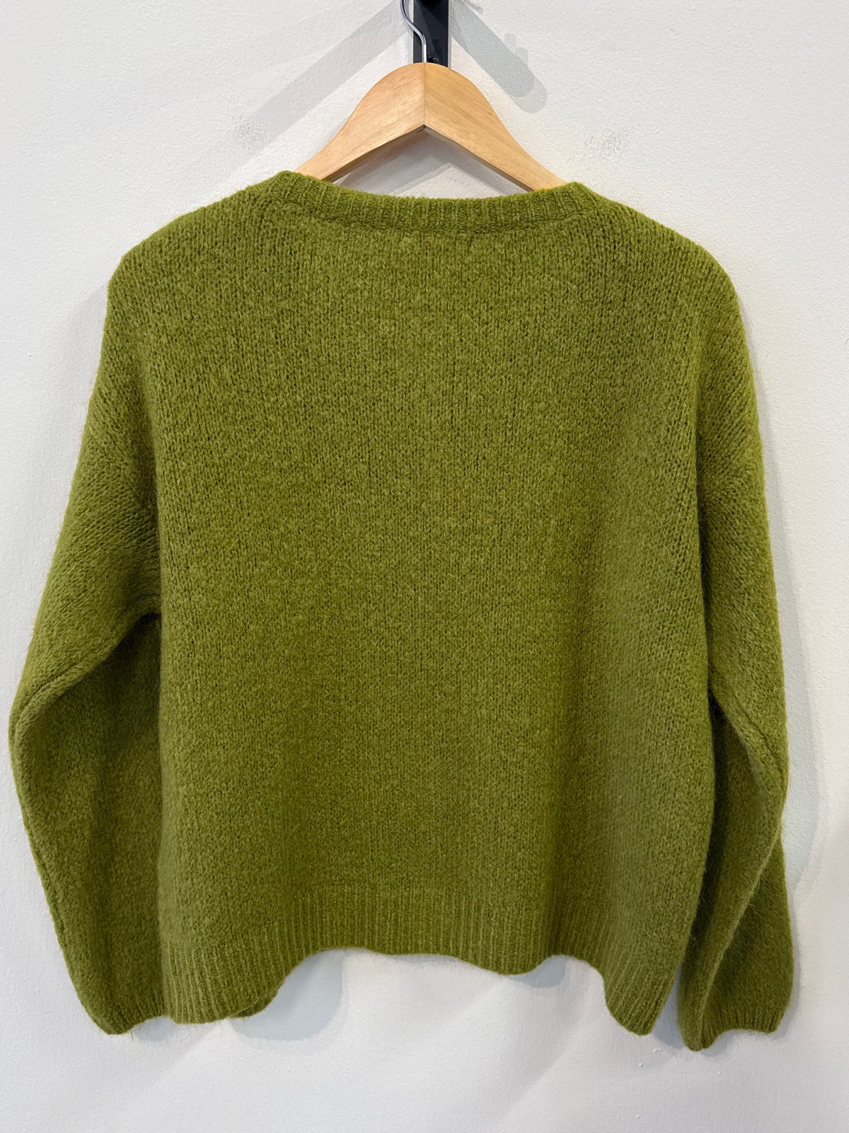 Talia Mohair Cardigan - Green - Kubanna