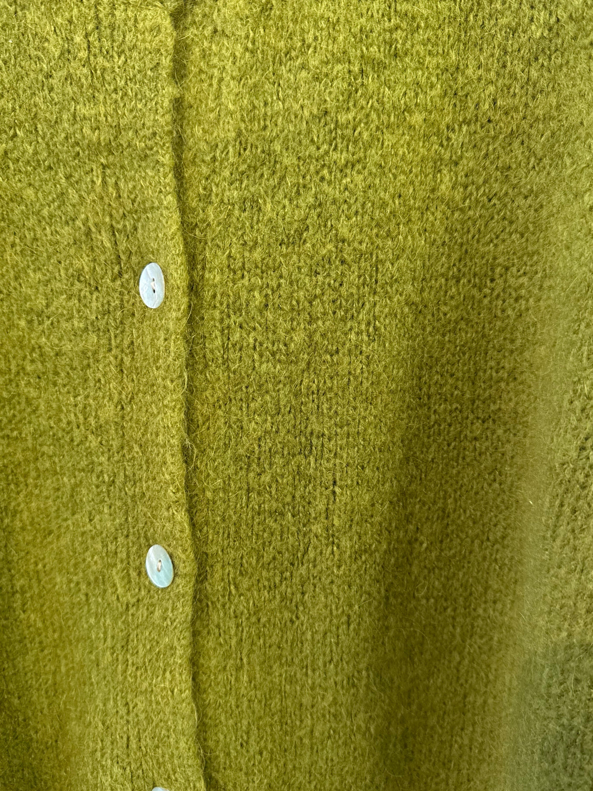 Talia Mohair Cardigan - Green - Kubanna