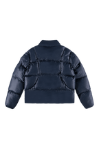 The New Originals 9 - dots Curve Puffer Jacket - Navy Blue - Kubanna