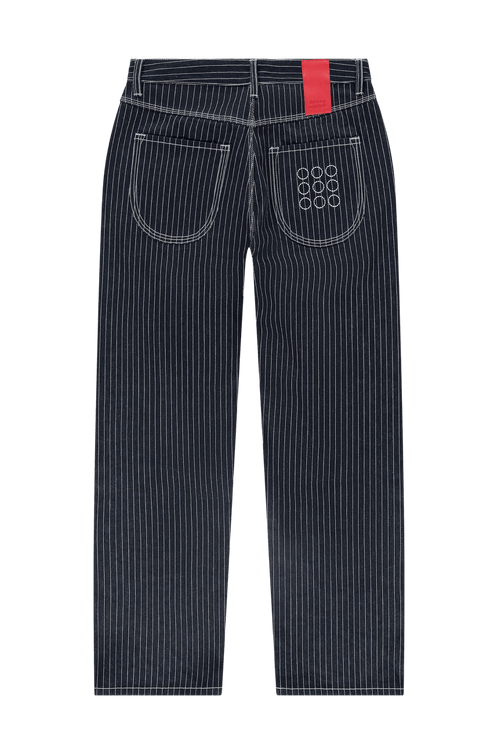 The New Originals 9 - Dots Relaxed Jeans - Raw Denim Pinstripe - Kubanna