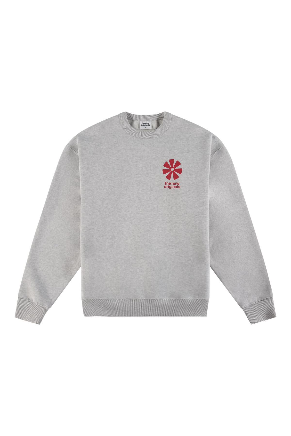 The New Originals Adinkra Crewneck - Grey Melange - Kubanna