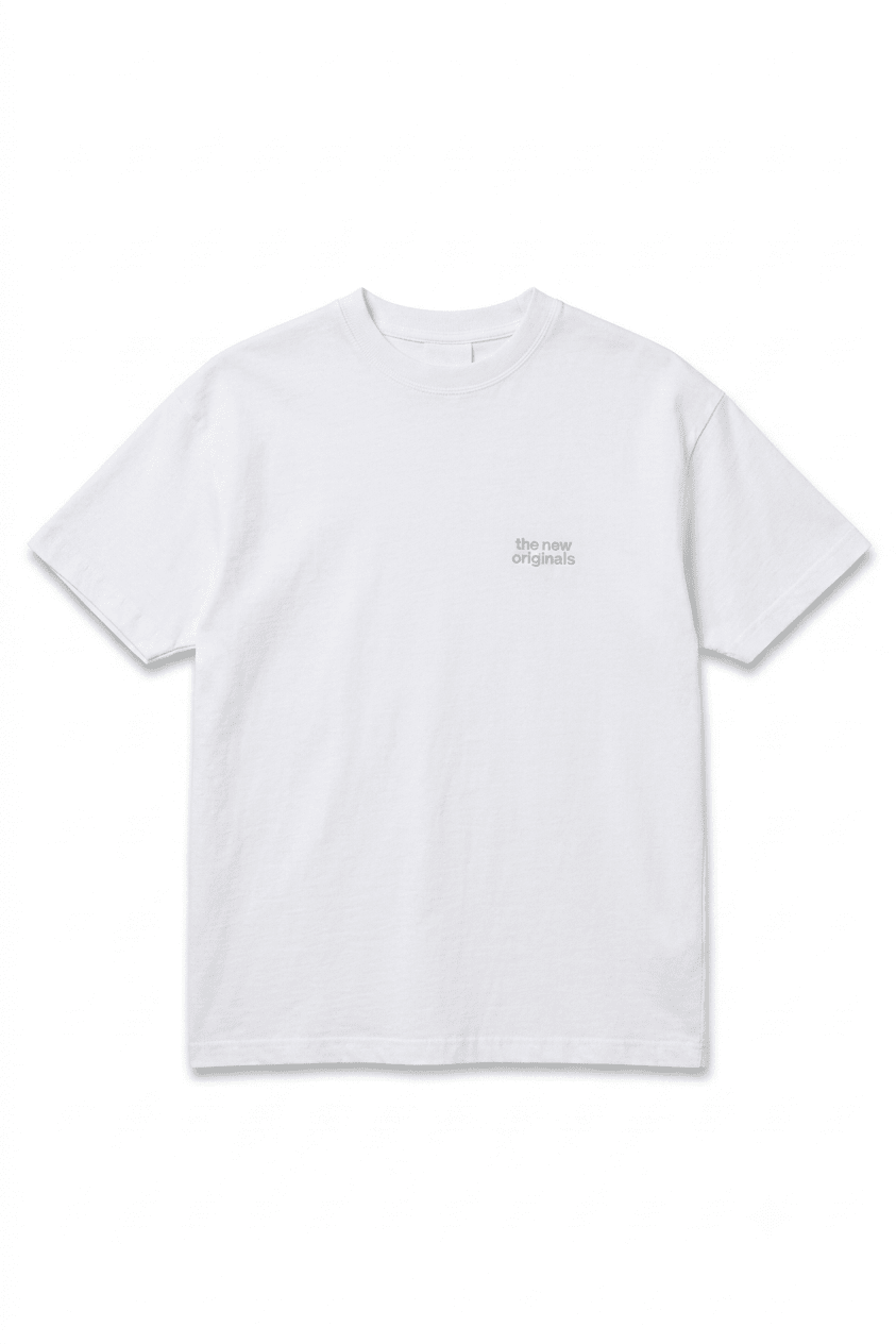 The New Originals | CATNA T-shirt – White/Lush Blue - Kubanna