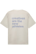 The New Originals | CATNA T-shirt – White/Lush Blue - Kubanna