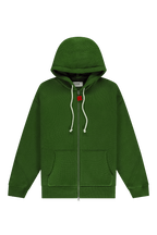 The New Originals Chunky Knit Zip - up Hoodie - Forest Elf - Kubanna