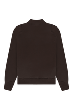The New Originals Emblem Half Zip Sweater - Potting Soil/Light Pink - Kubanna