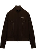 The New Originals | Emblem Track Jacket - Brown/Houndstooth - Kubanna