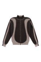 The New Originals Fisherman Curve Zip - up Sweater - Hummus - Kubanna