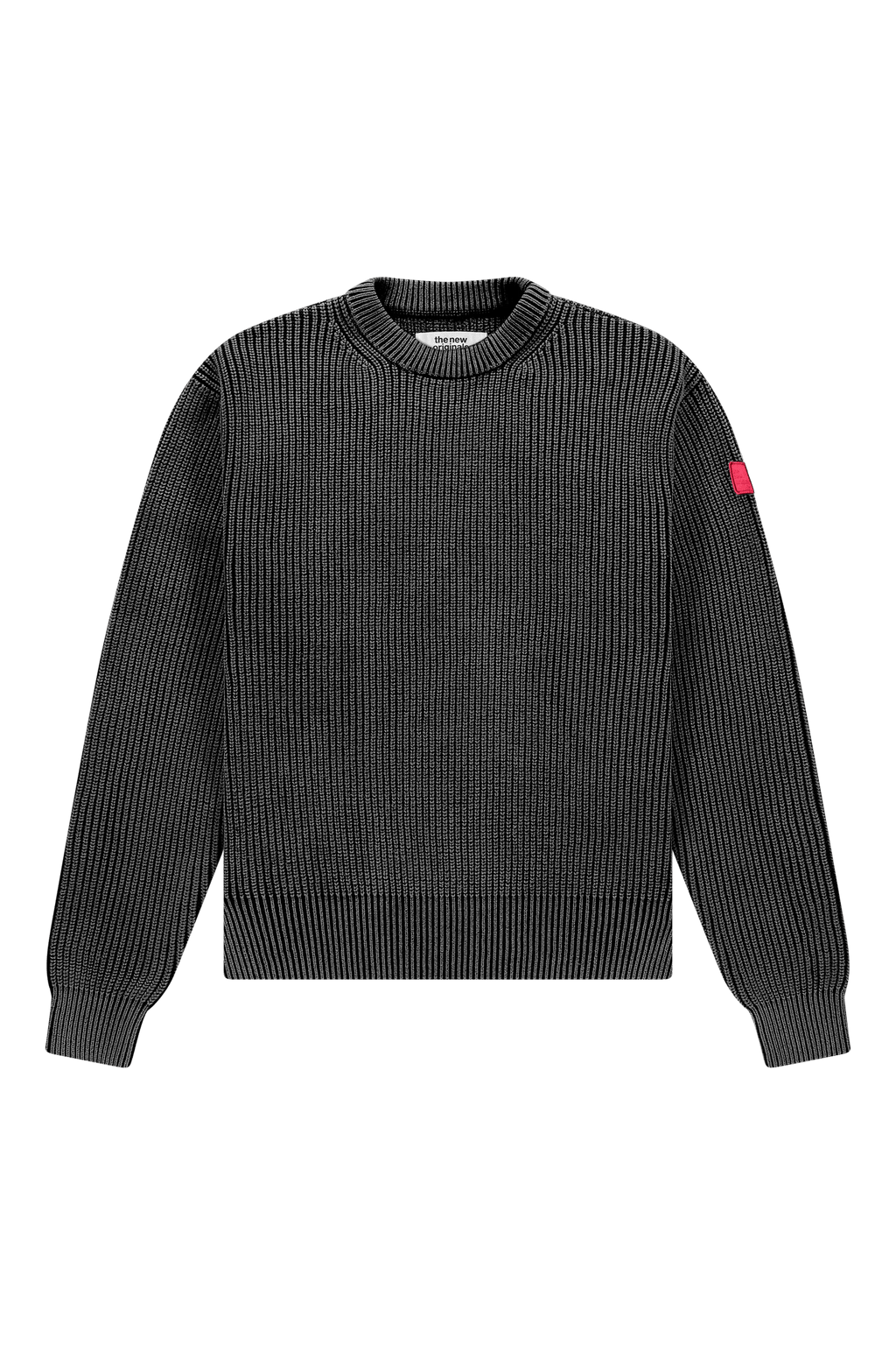 The New Originals Fisherman Rib Crewneck - Black - Kubanna