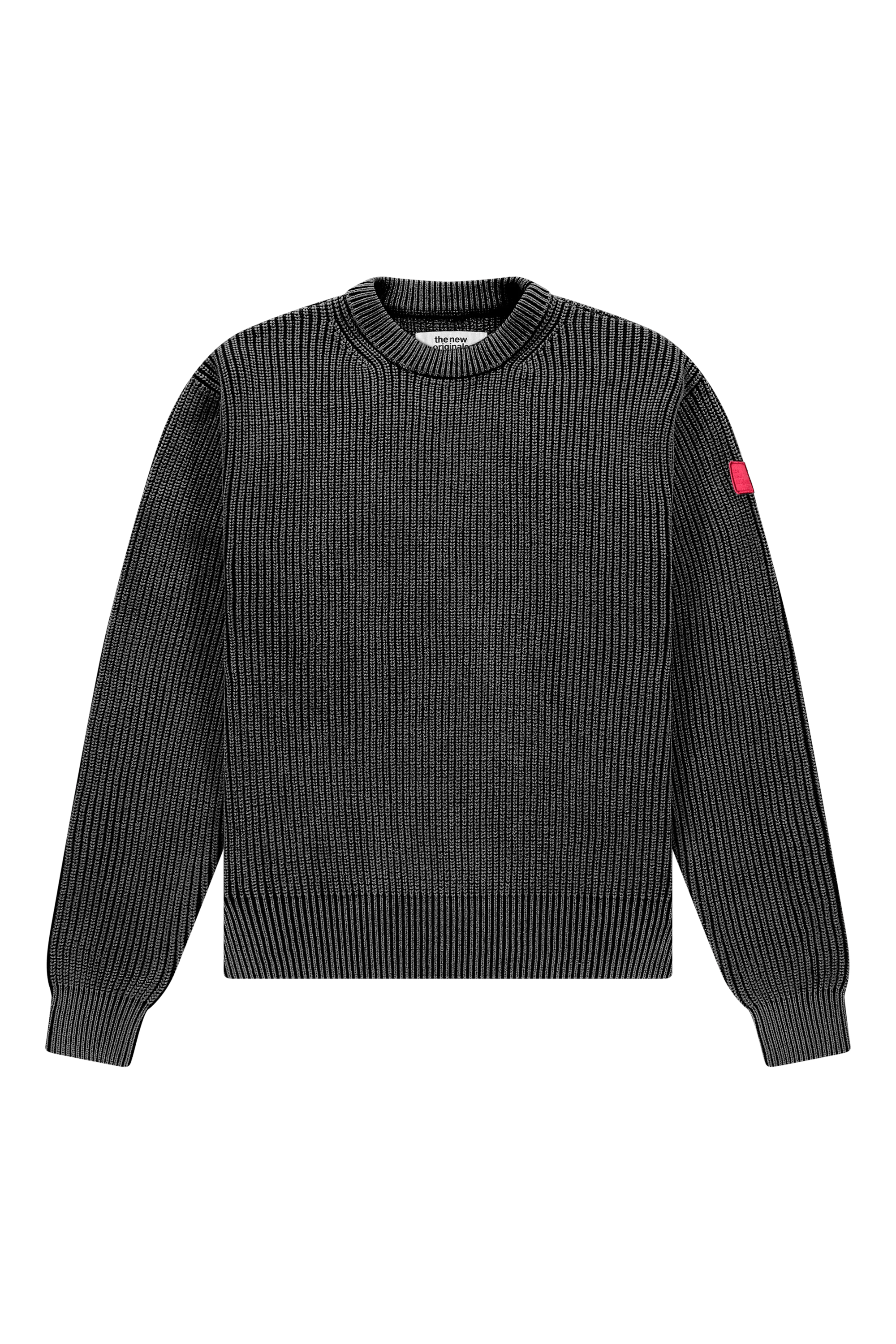 The New Originals Fisherman Rib Crewneck - Black - Kubanna