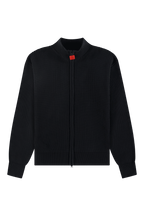 The New Originals Fisherman Rib Zip - up Sweater - Black - Kubanna