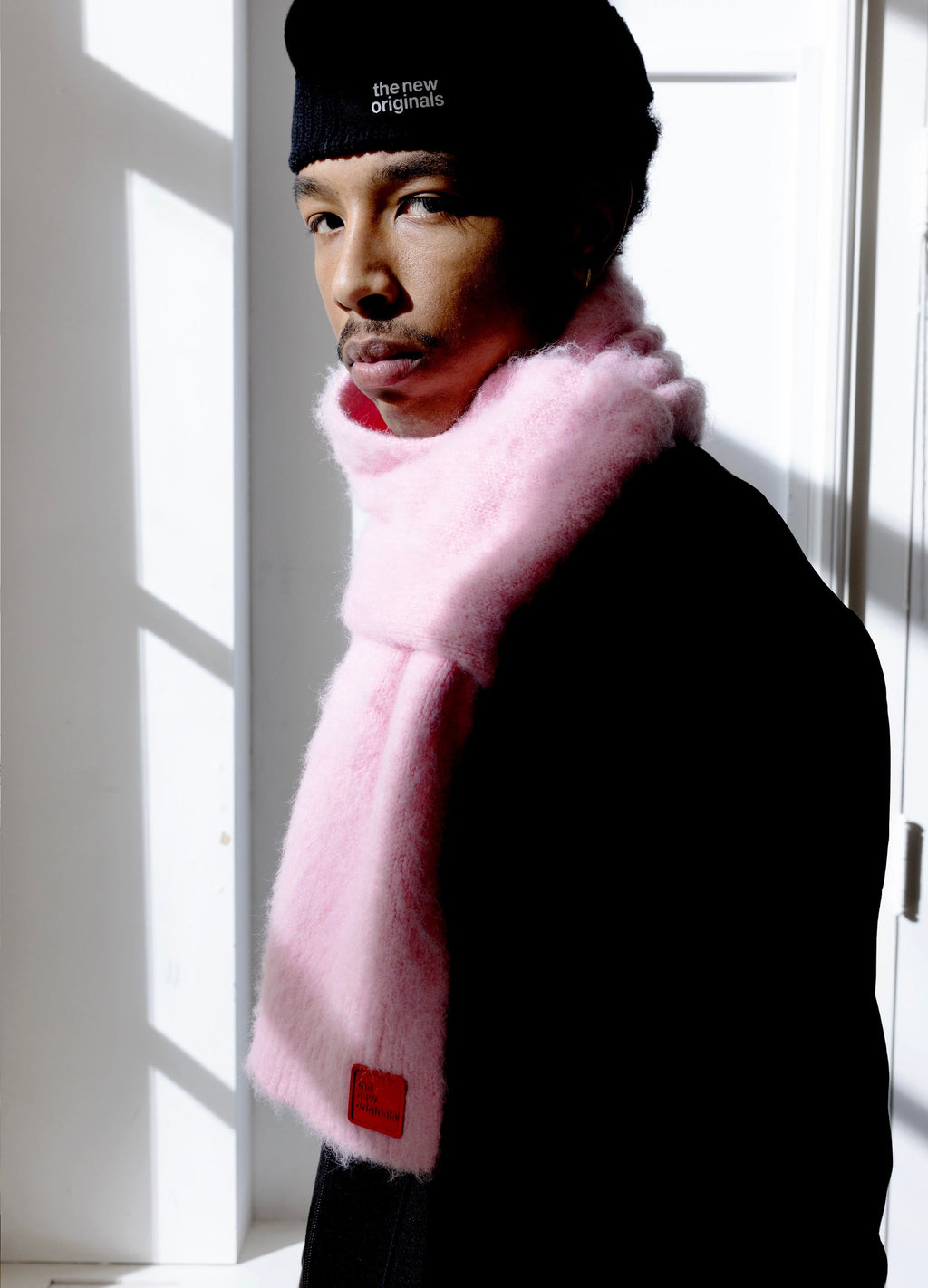 The New Originals Red Patch Scarf - Bonbon - Kubanna