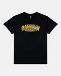 Thrasher Checkered Oval T-shirt - Black - Kubanna
