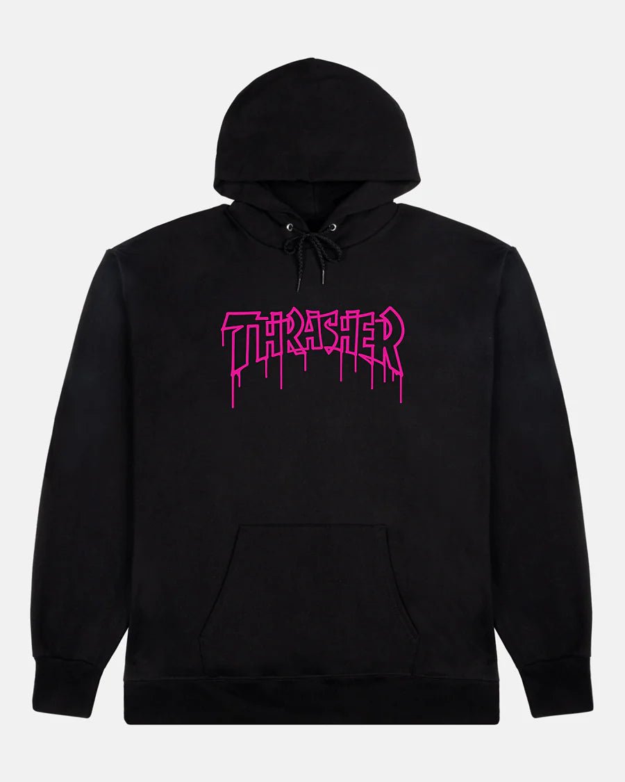 Thrasher One-Liner Hoodie - Black - Kubanna