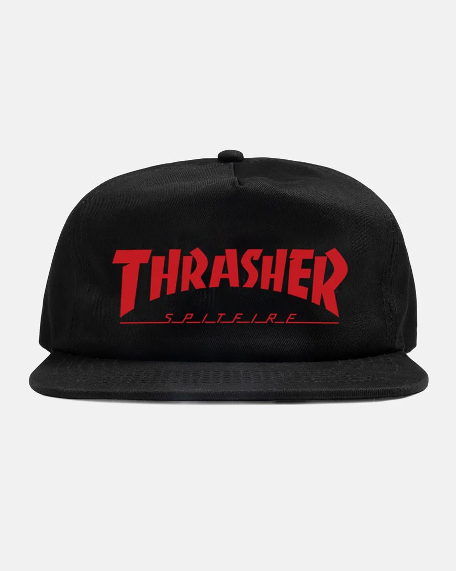 Thrasher x Spitfire Snapback - Black - Kubanna