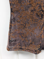 Vera Branch Detail Top - Brown - Kubanna