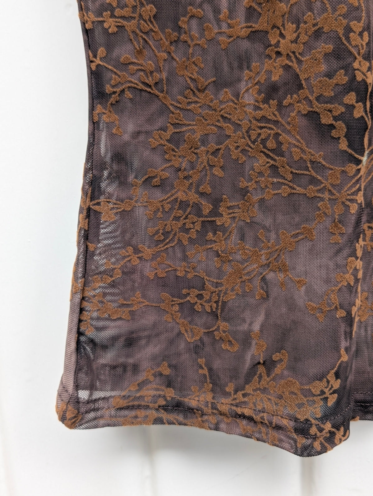 Vera Branch Detail Top - Brown - Kubanna