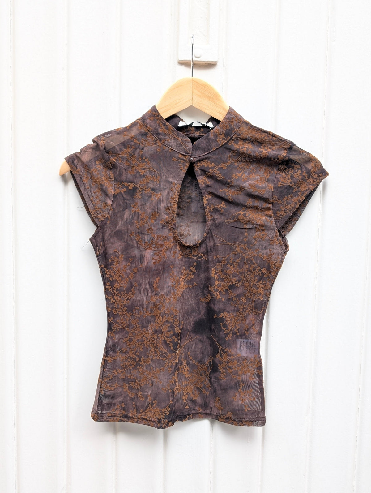 Vera Branch Detail Top - Brown - Kubanna