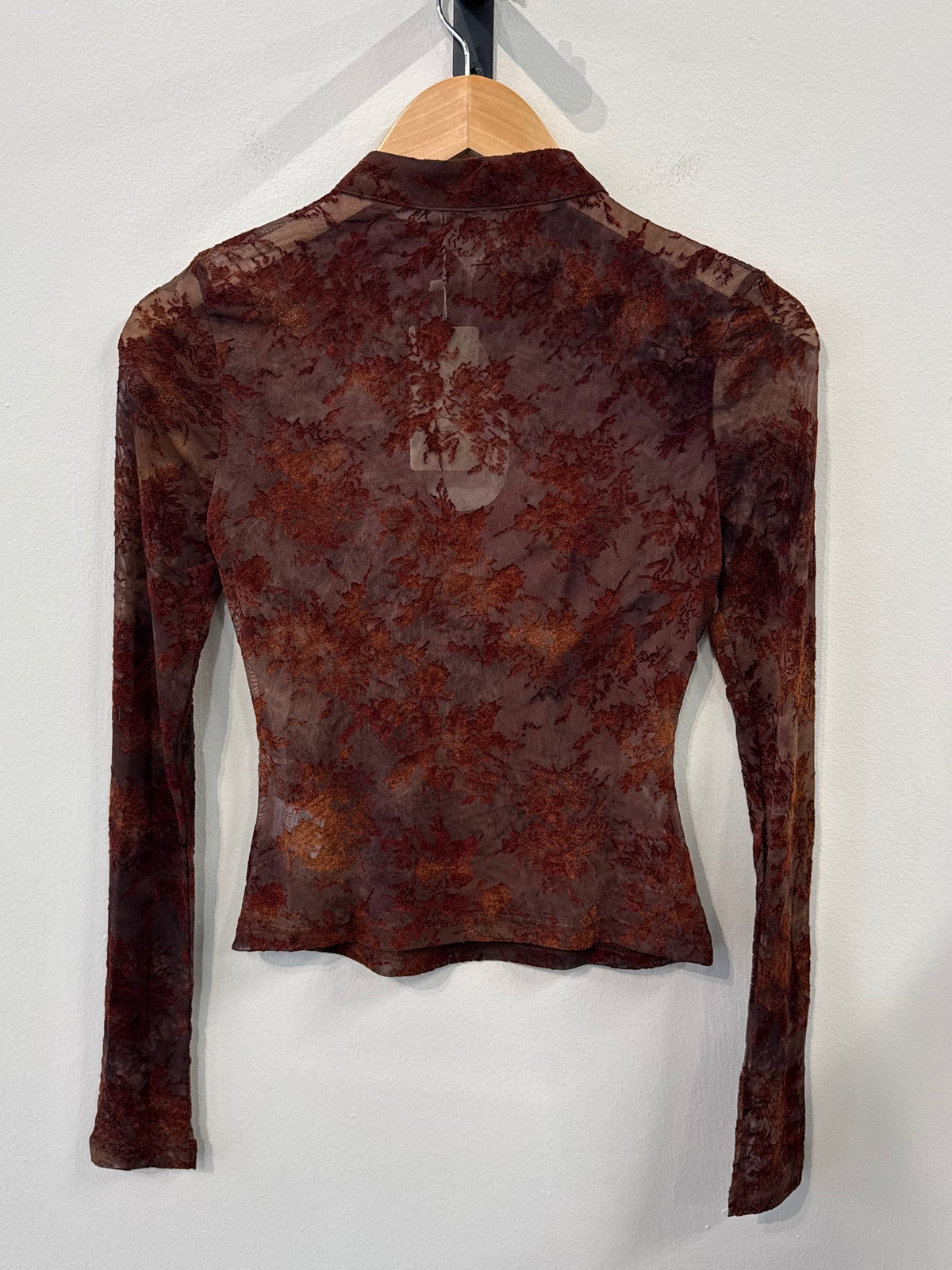 Vera Detail Longsleeve Top - Brown - Kubanna