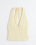 Vera Halter Top - Butter Yellow - Kubanna