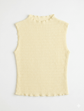 Vera Sleeveless Top - Butter Yellow - Kubanna
