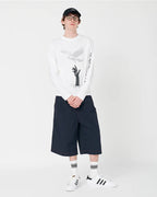 We Are Not Friends Ascii Falcon Longsleeve - White - Kubanna