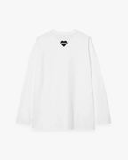 We Are Not Friends Ascii Falcon Longsleeve - White - Kubanna