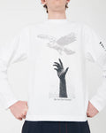 We Are Not Friends Ascii Falcon Longsleeve - White - Kubanna