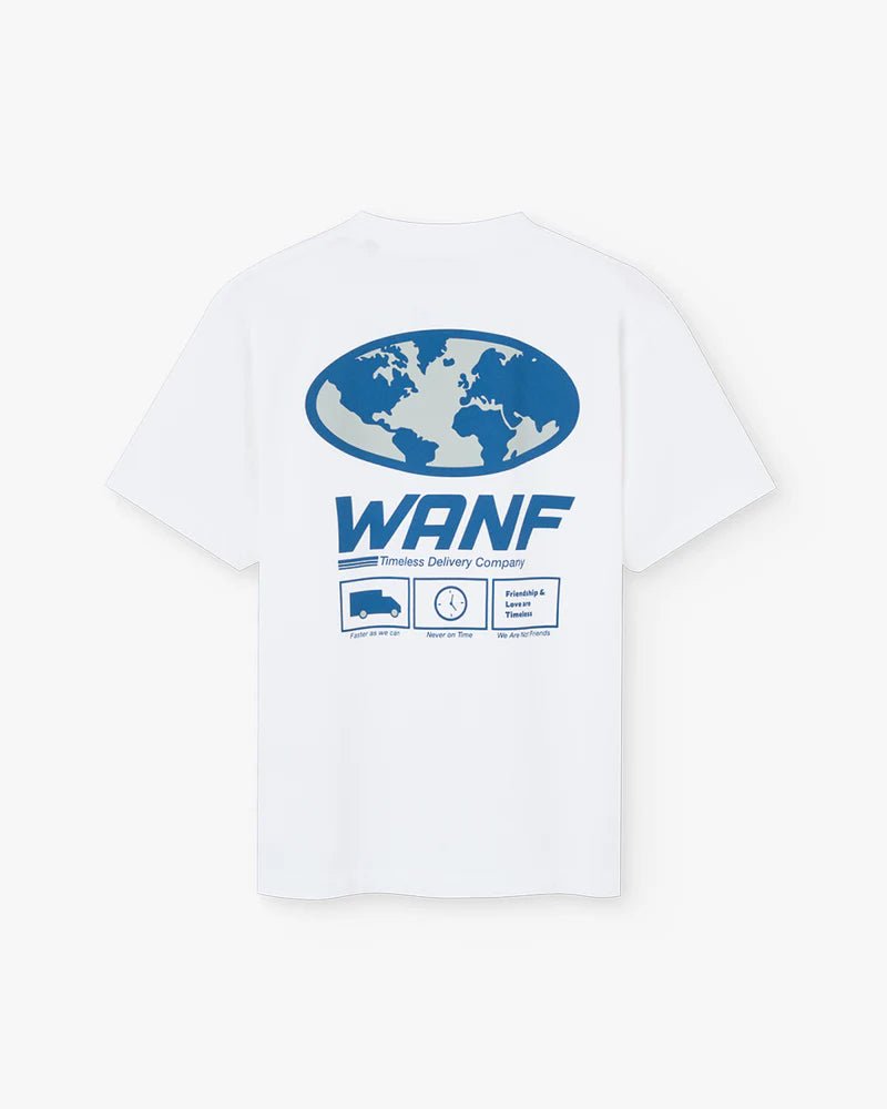 We Are Not Friends Delivery WANF T-shirt - White - Kubanna