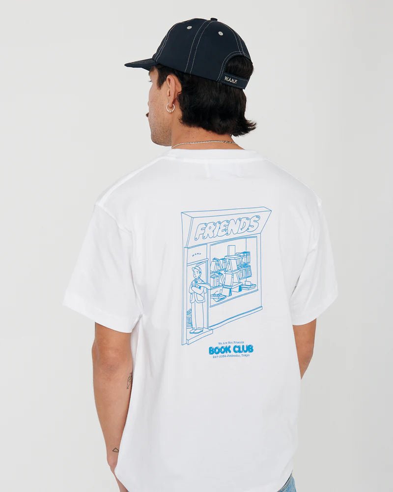 We Are Not Friends Jimbocho T-shirt - White - Kubanna