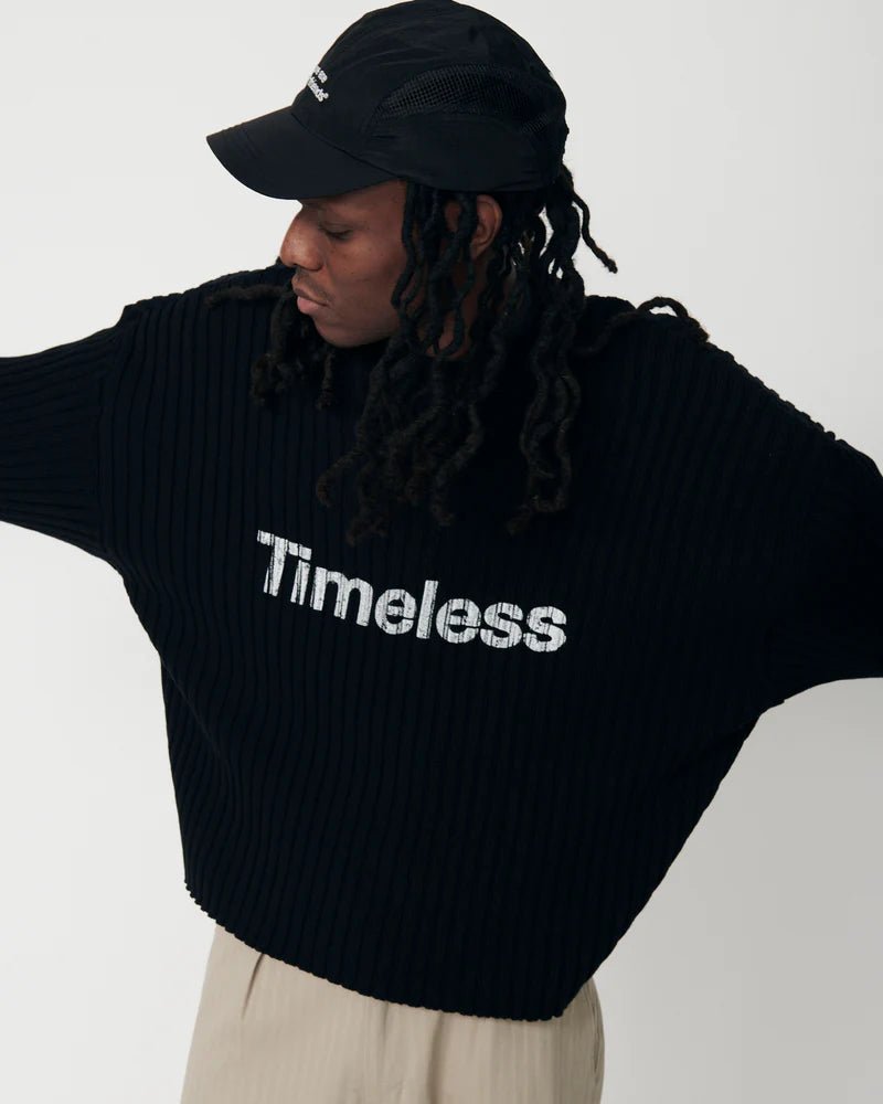 We Are Not Friends Library Boxy Sweater - Black - Kubanna