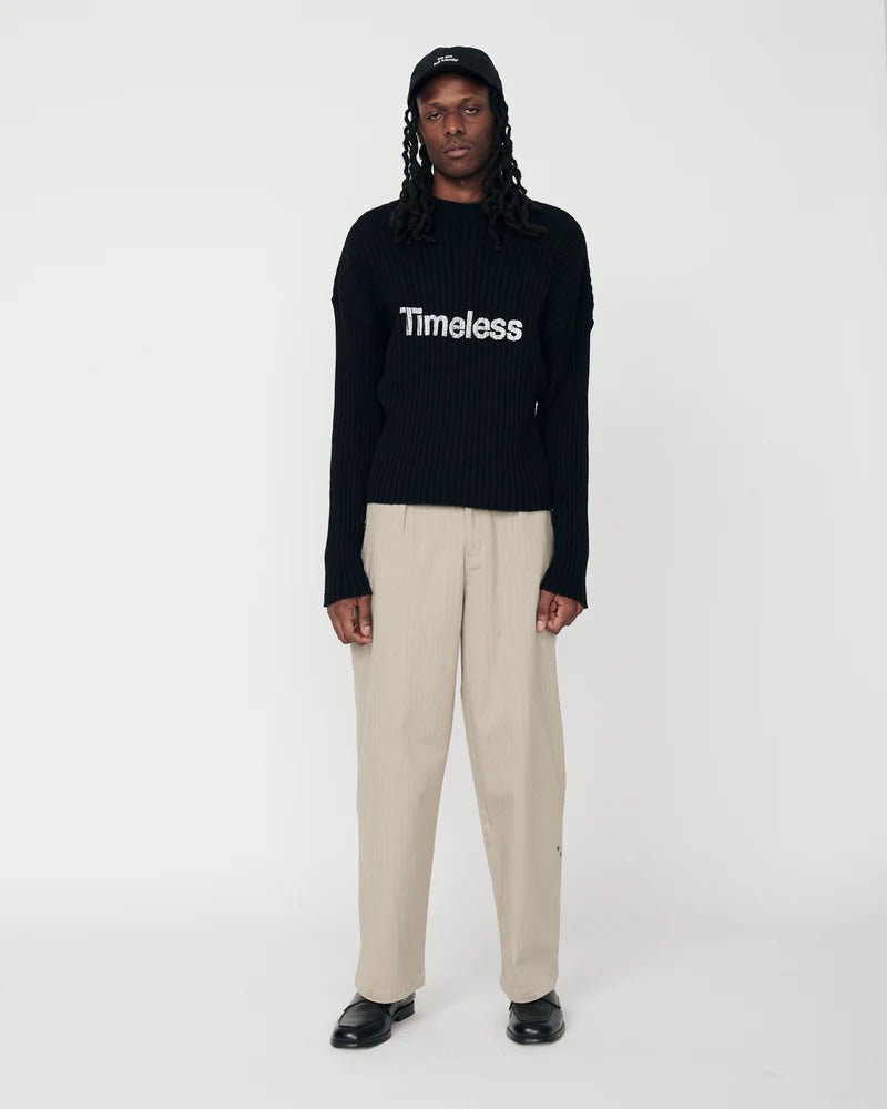 We Are Not Friends Library Boxy Sweater - Black - Kubanna