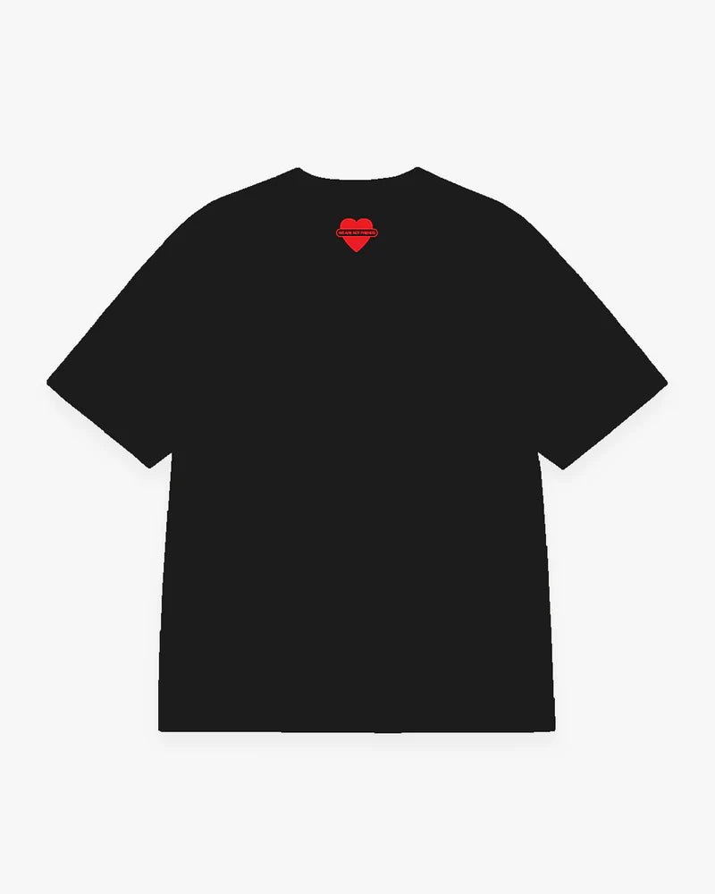 We Are Not Friends Major Friends Boxy Tee - Black - Kubanna