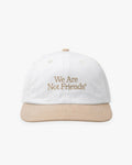 We Are Not Friends Typo Hat - White/Sand - Kubanna