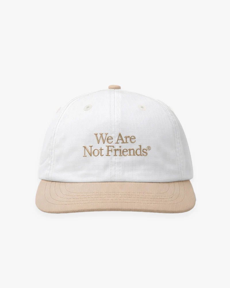 We Are Not Friends Typo Hat - White/Sand - Kubanna