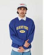 We Are Not Friends U Friends Crewneck - Blue - Kubanna