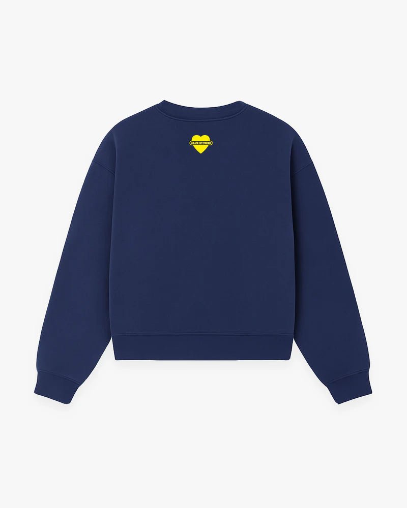 We Are Not Friends U Friends Crewneck - Blue - Kubanna
