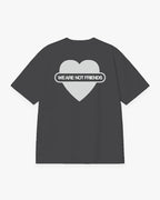 We Are Not Friends Union Love Boxy T-shirt - Anthracite - Kubanna
